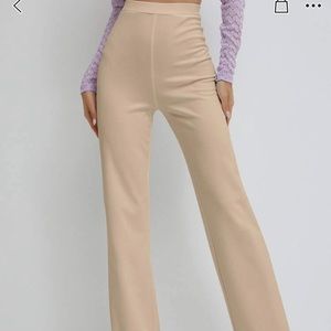 Wide leg Khaki pants